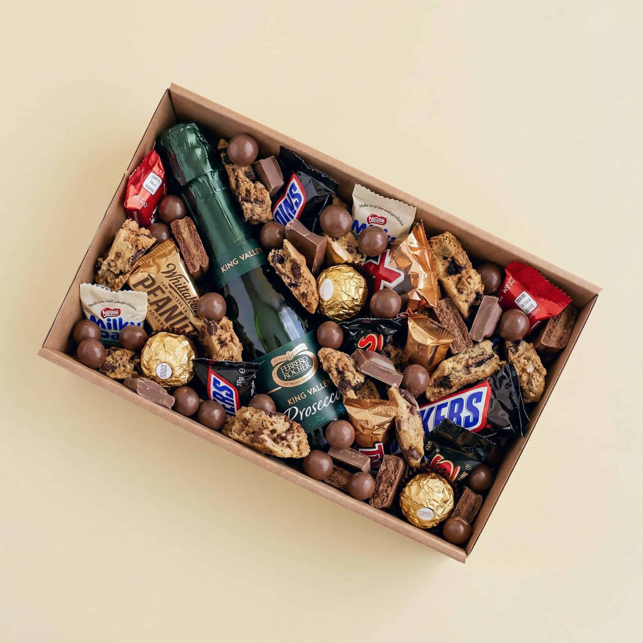 Prosecco and Chocolate Dessert Box for Her