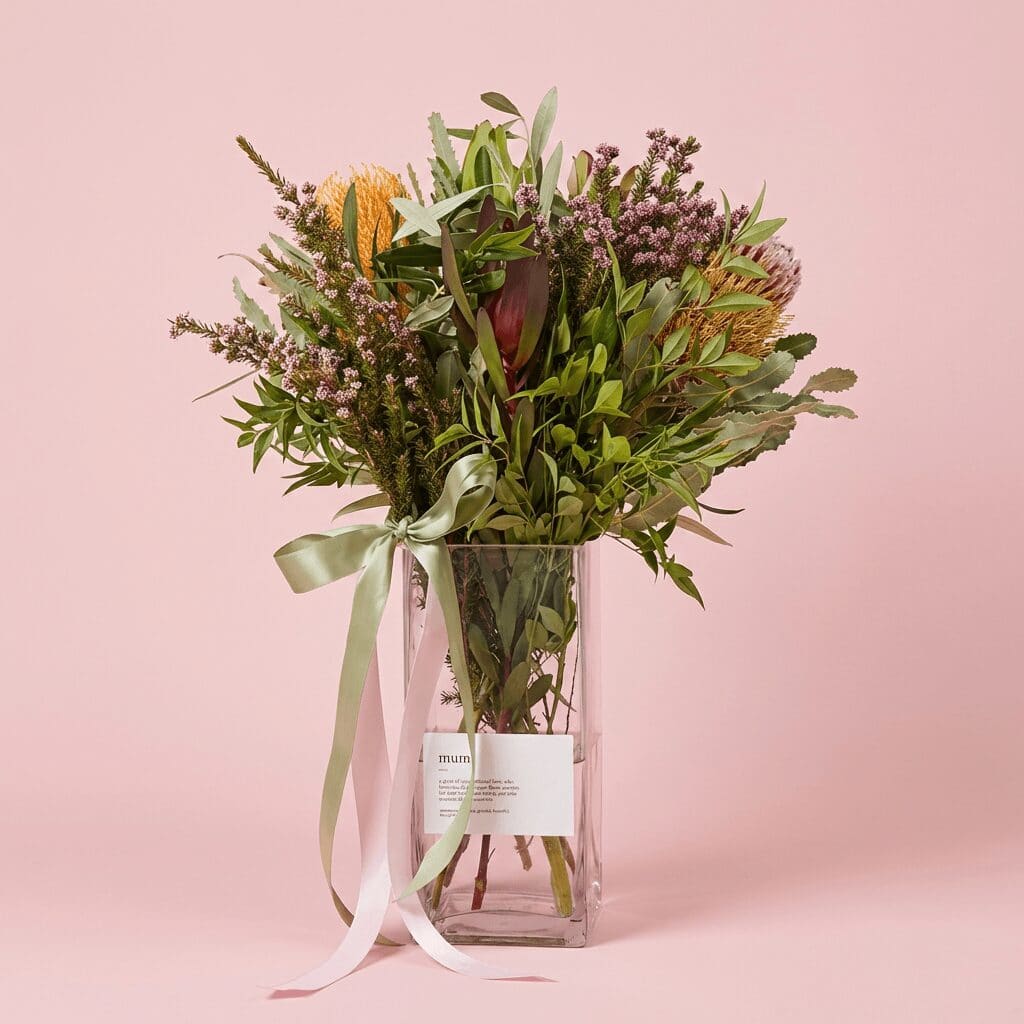 Mum Native Flower Vase Mum Native Flower Vase