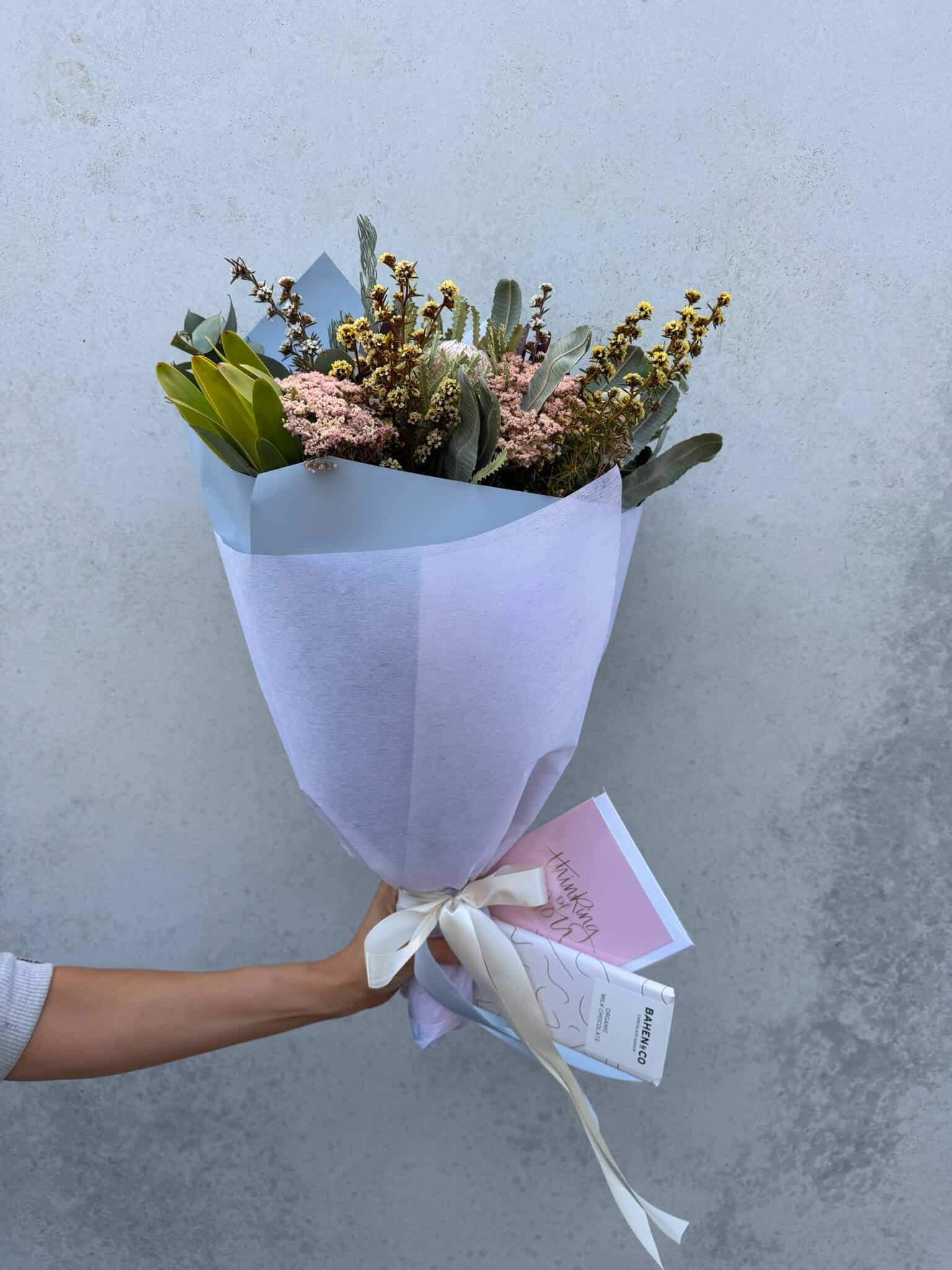 Native Flowers & Chocolate Gift Bundle Native Flowers & Chocolate Gift Bundle